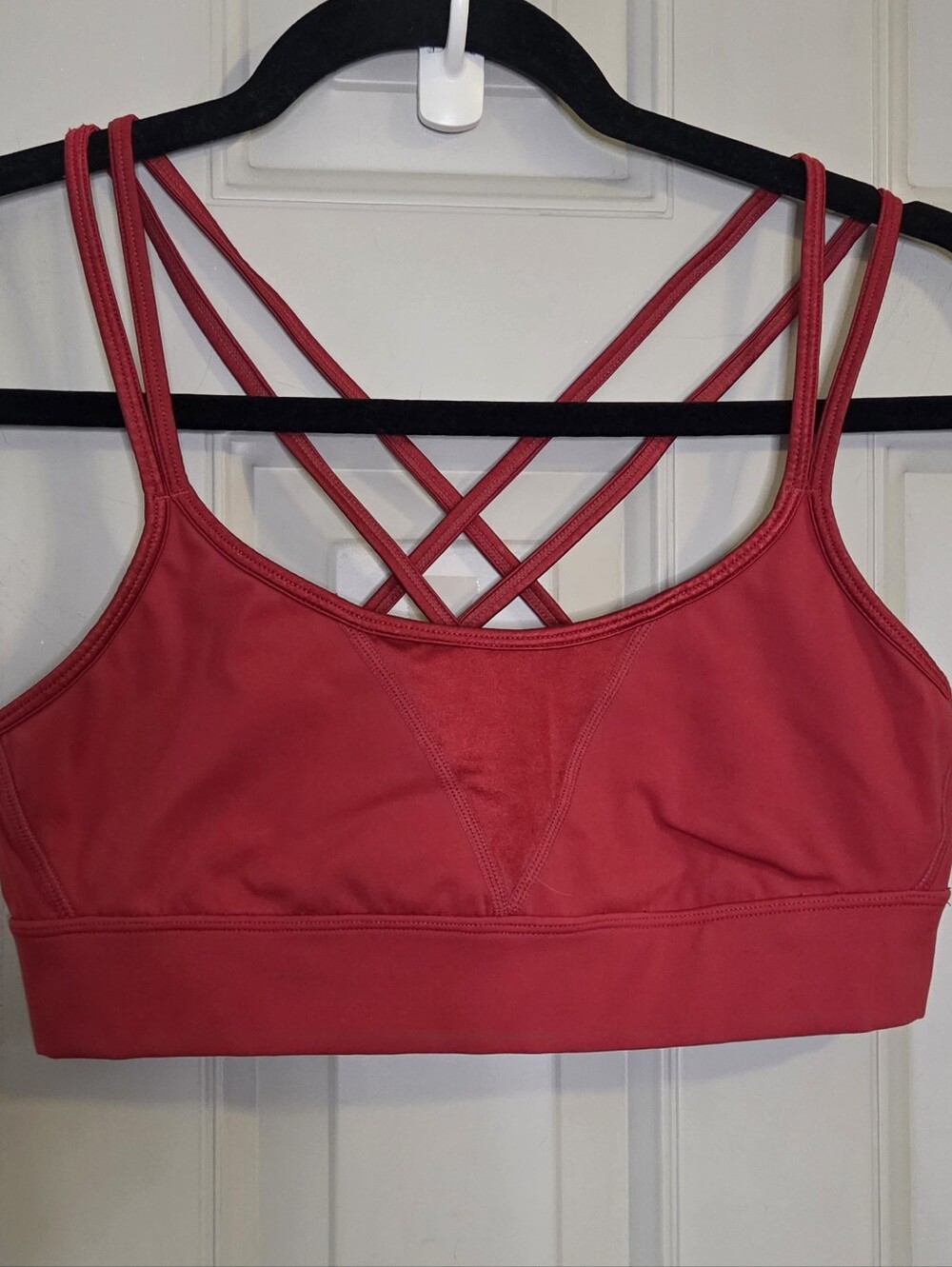 Alala - Red Strappy Back Sports Bra